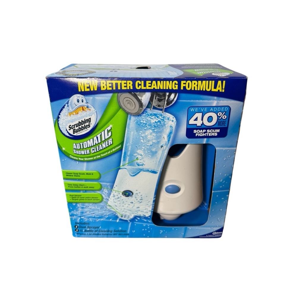 Scrubbing Bubbles Automatic Shower Cleaner Kit 1L Bottle New Sealed Discontinued